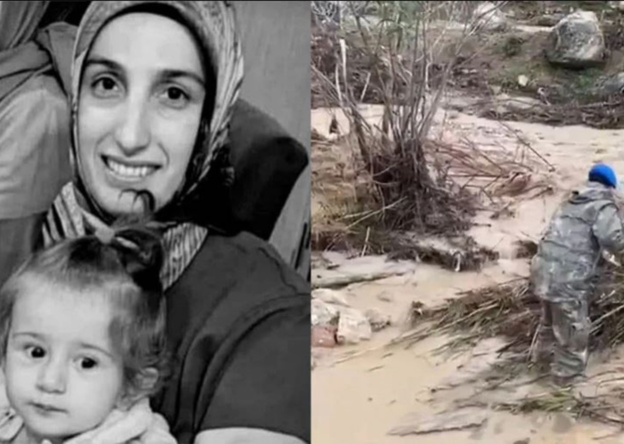 Küçük kızıyla selde kaybolmuştu... 2 aylık hamile hemşire Fatma Tekdal'ın cansız bedenine ulaşıldı