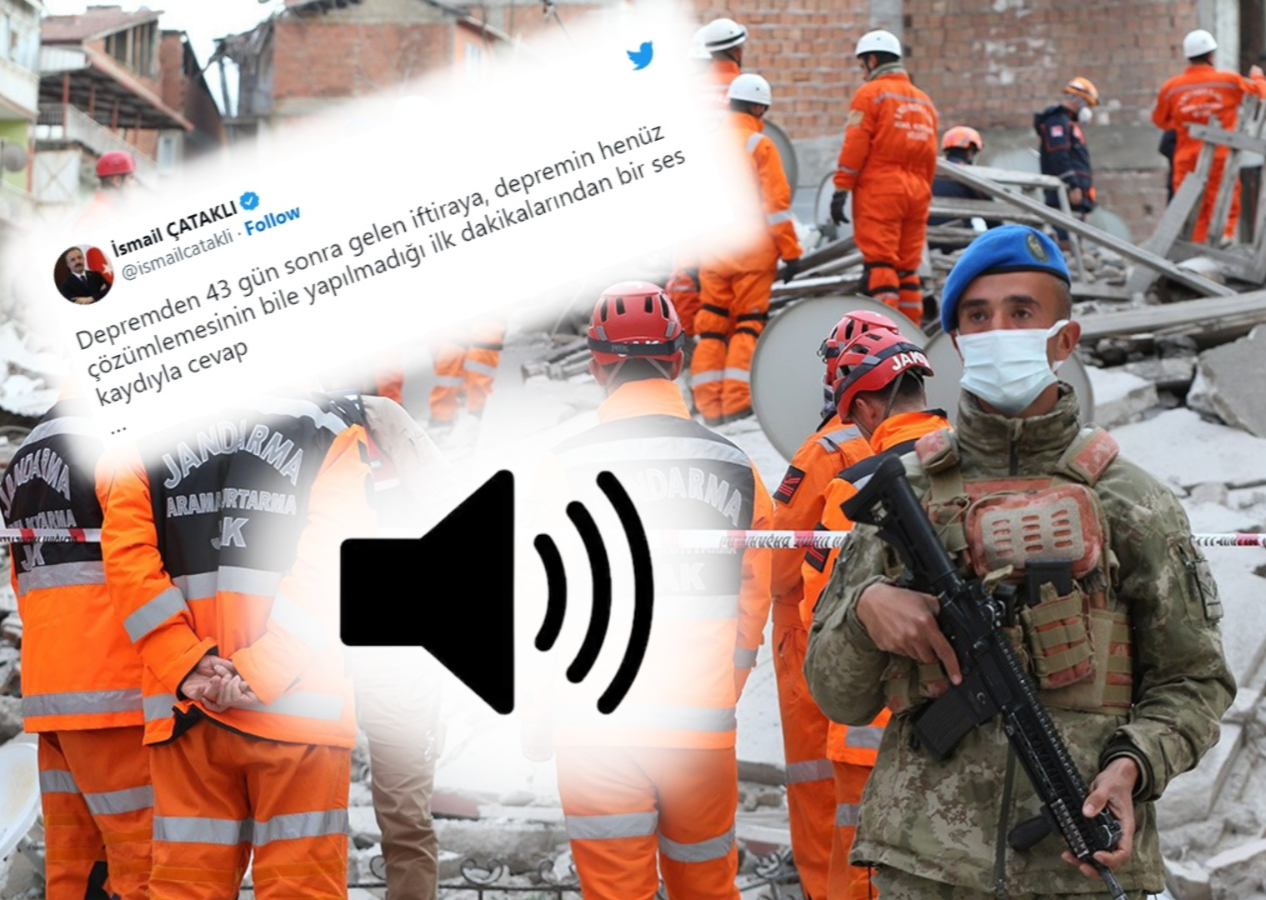 "AFAD, depremden saatler sonra TSK'dan yardım istedi" iddialarına ses kaydı ile yanıt