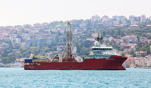 Fugro Scout 3 katlı tünel için Boğaz'da