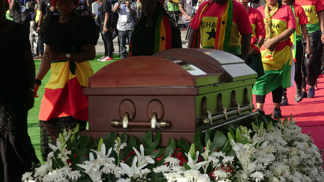 Hataysporlu Atsu için ülkesinde cenaze töreni düzenlendi