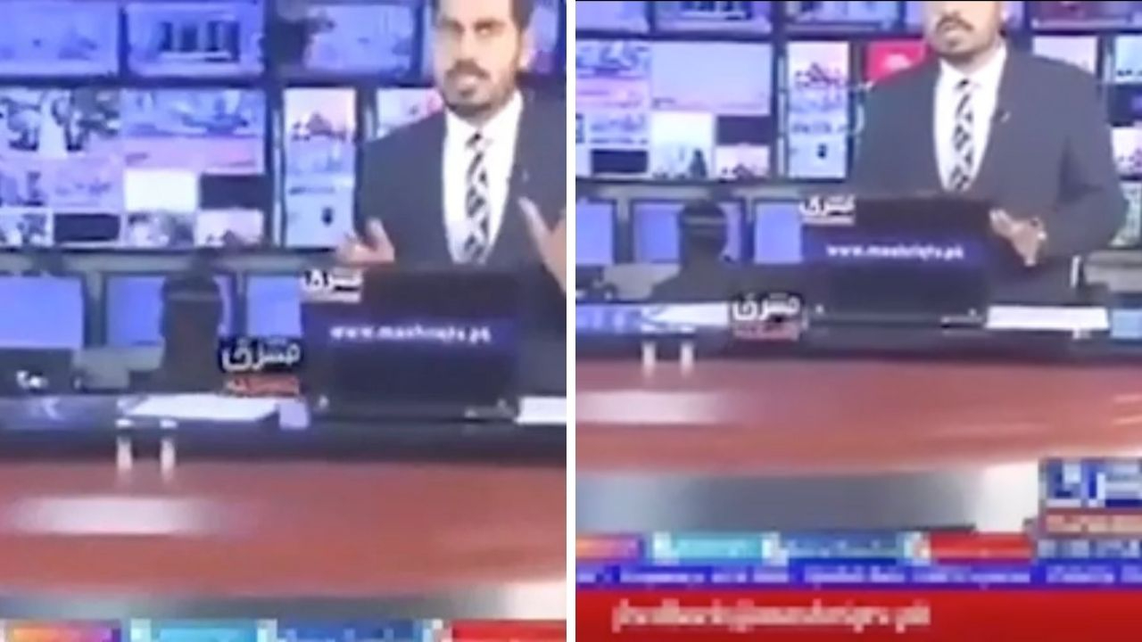 Depreme haber sunarken yakalandı! Canlı yayında soğukkanlılığını korudu