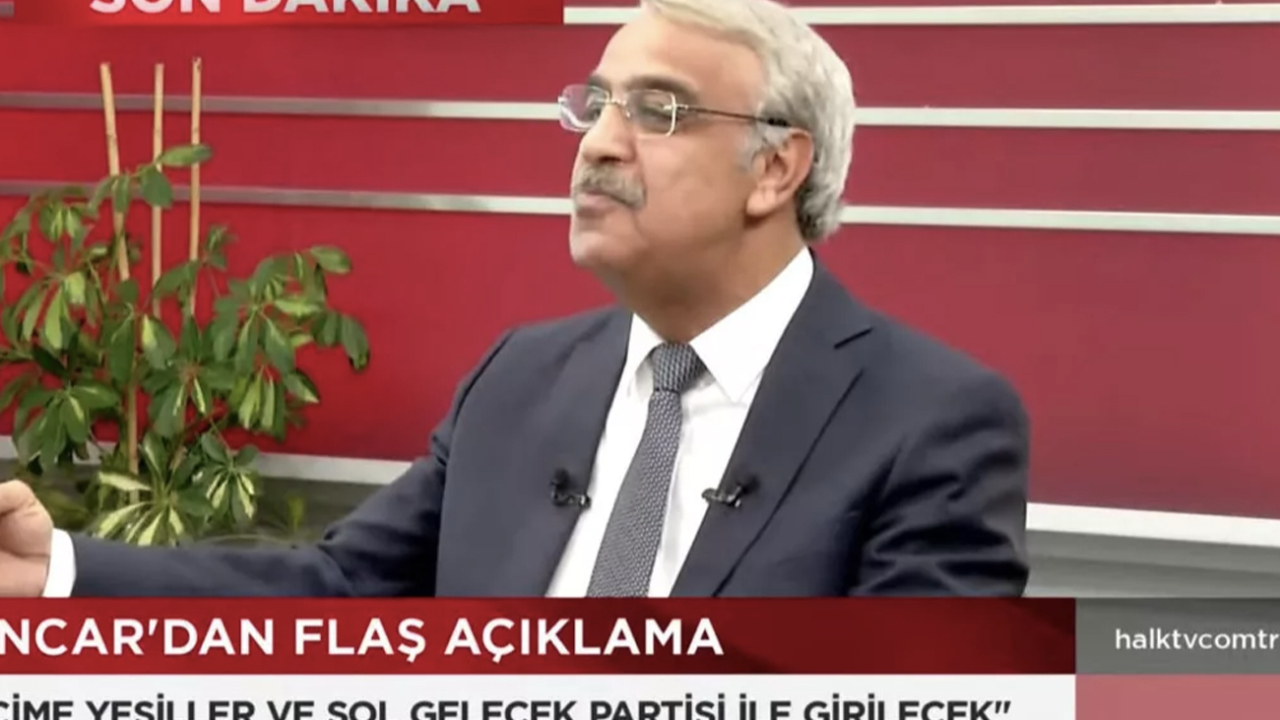 Mithat Sancar duyurdu! "HDP olarak seçime Yeşil Sol Parti listesinden gireceğiz"