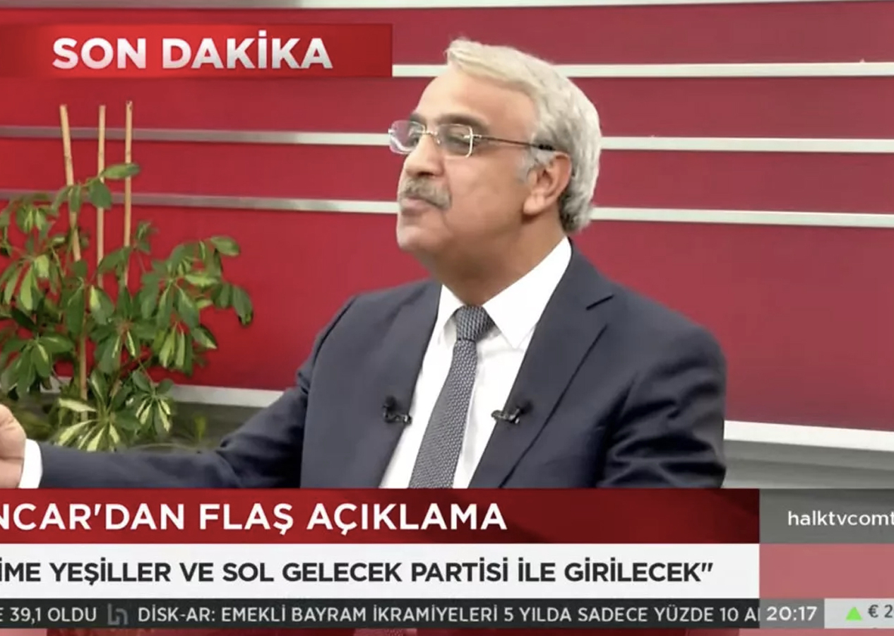 Mithat Sancar duyurdu! "HDP olarak seçime Yeşil Sol Parti listesinden gireceğiz"