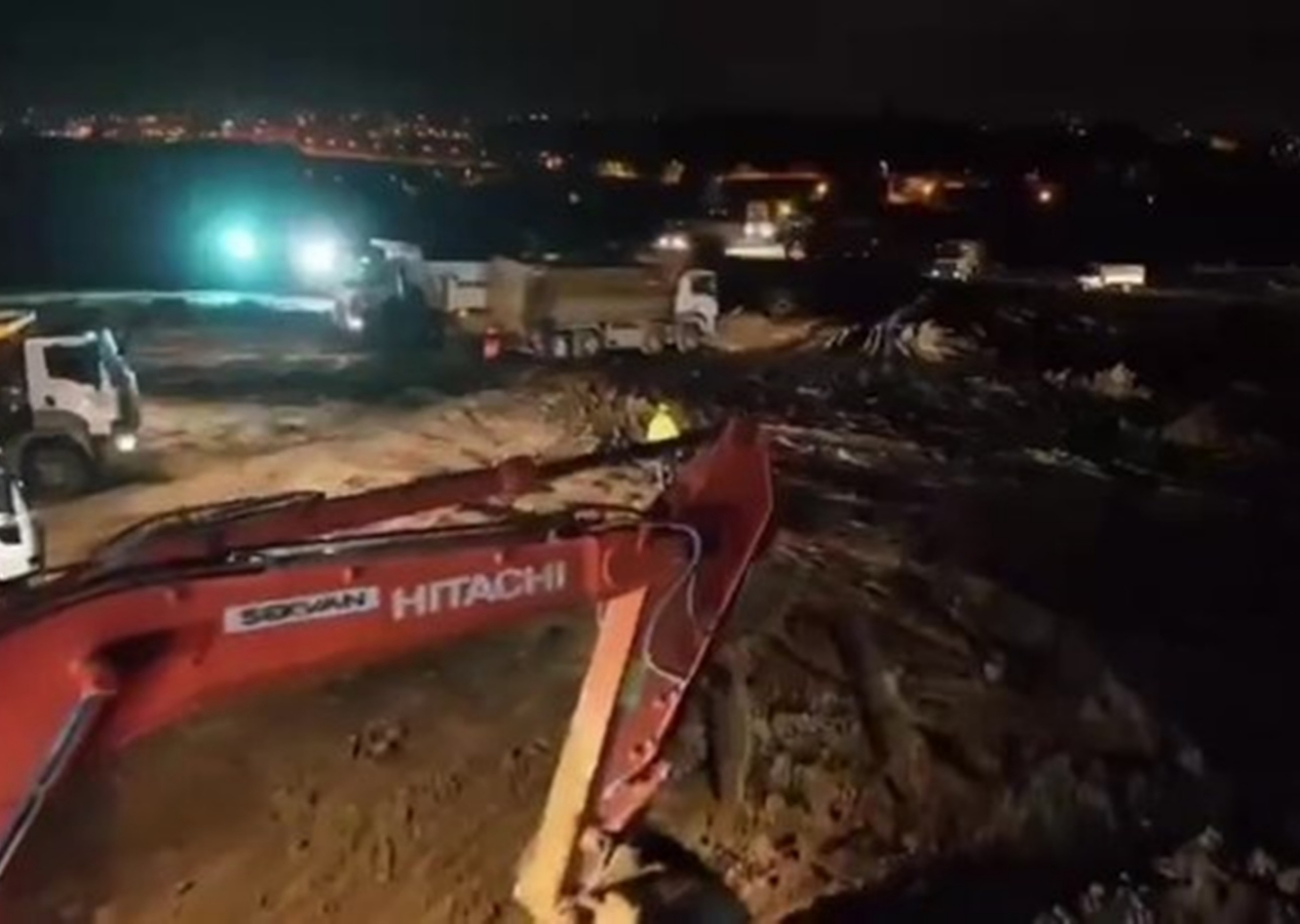 'Temeli atılıp bırakıldı' iddialarına yanıt geldi! Görüntüler paylaşıldı: Defne Devlet Hastanesi'nin çalışmaları tüm hızıyla devam ediyor