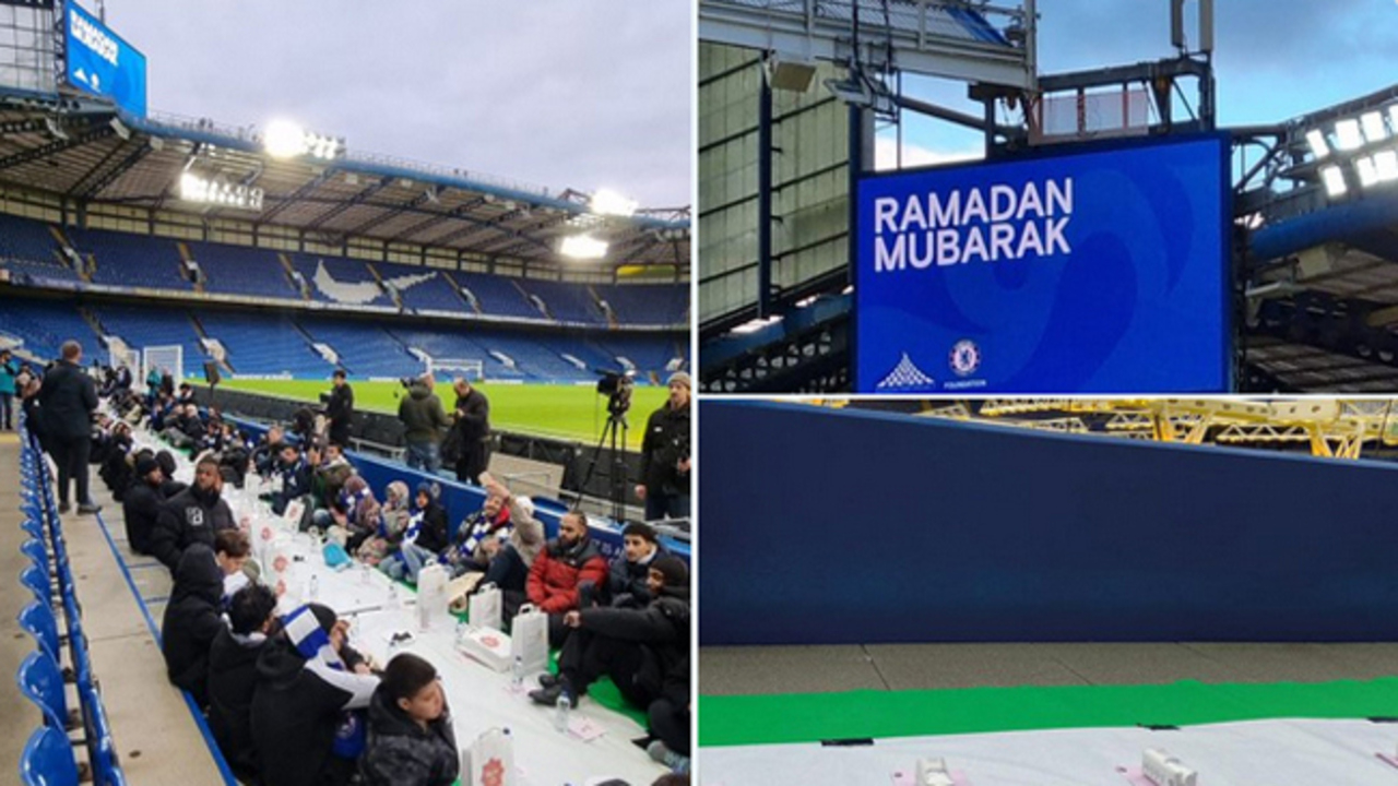 Premier Lig'de bir ilk! Stamford Bridge'de iftar sofrası...