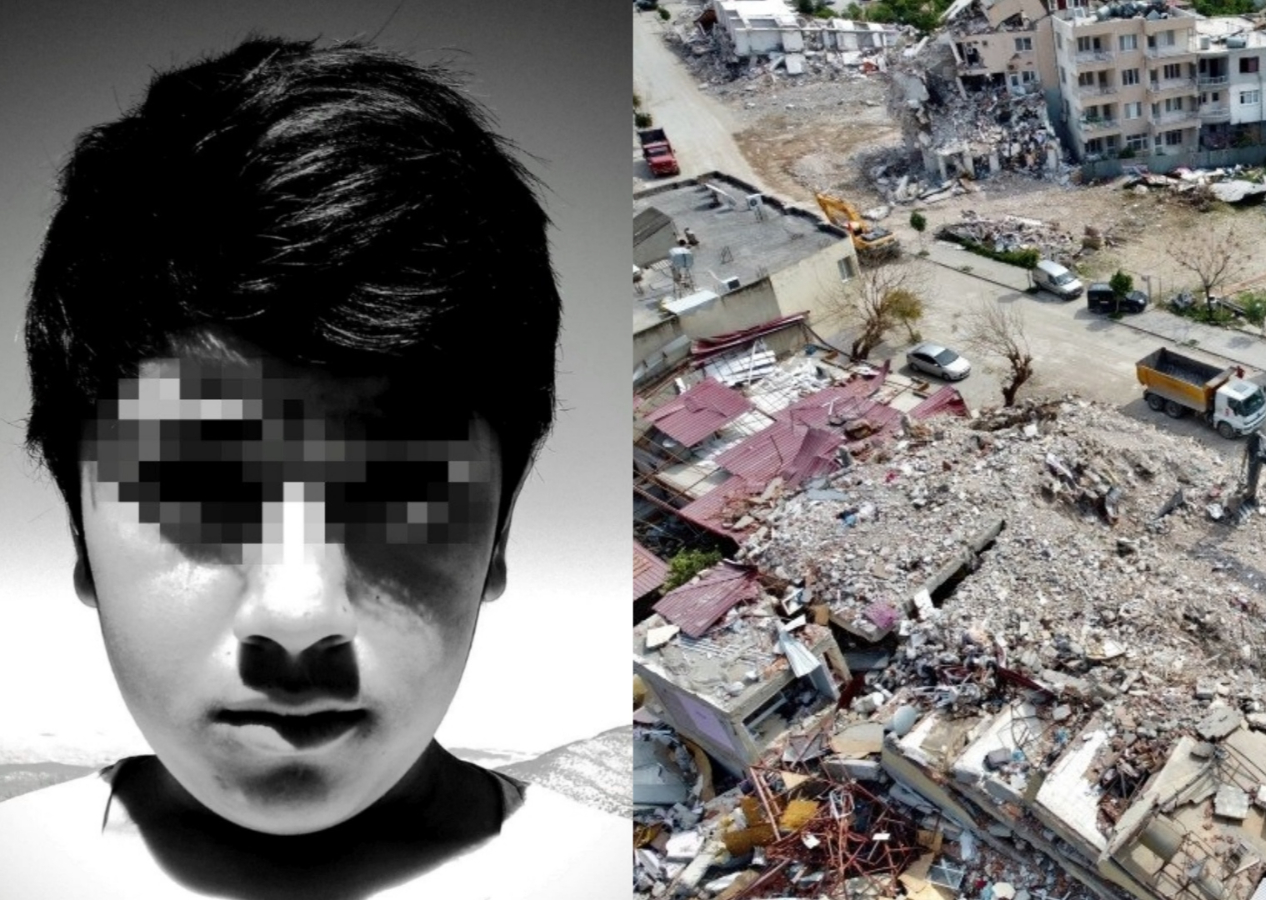 Depremzedelere "Geberin" yazan 14 yaşındaki çocuğa ibretlik ceza