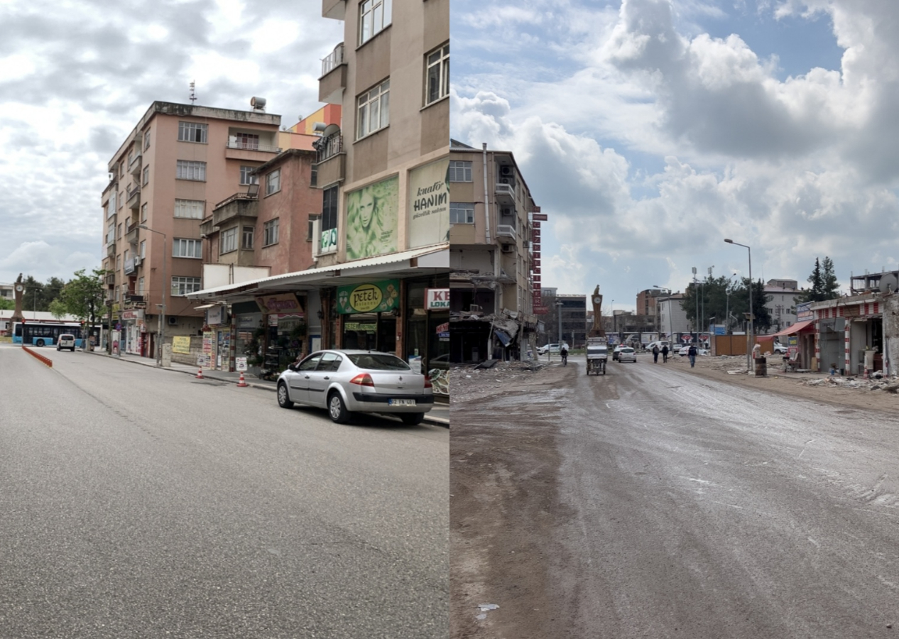 Adıyaman'da deprem öncesi ve sonrası! Yürek sızlatan görüntüler...