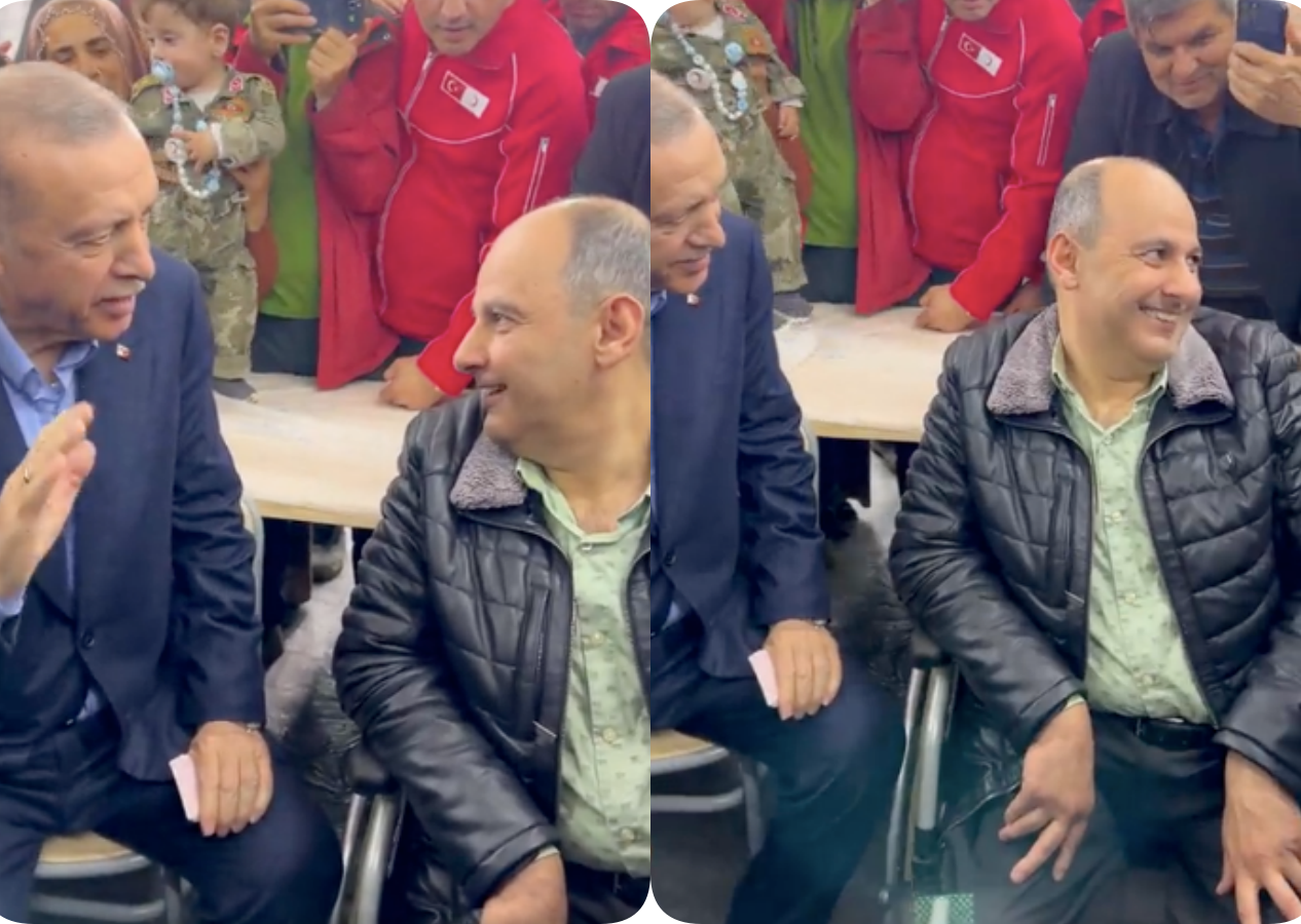 Erdoğan'dan depremzede vatandaşa: "Ne nûranî bir anacığın var…"