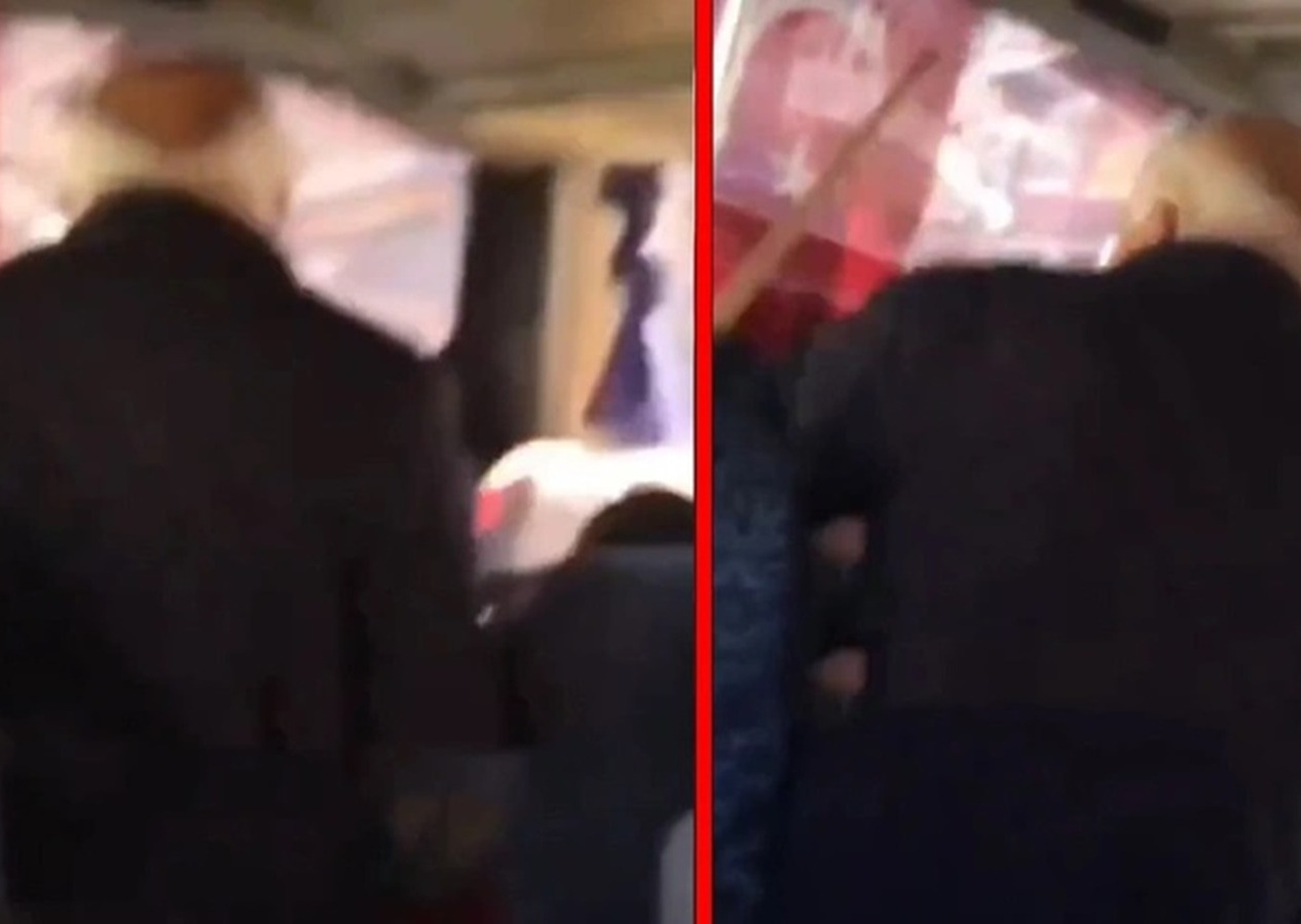 Servis şoförü, öğrencilere sopayla saldırdı! Acımadan defalarca vurdu