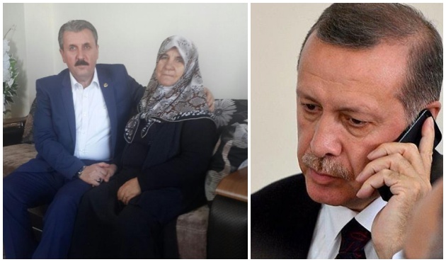 Cumhurbaşkanı Erdoğan'dan, Mustafa Destici'ye "Geçmiş olsun" telefonu...