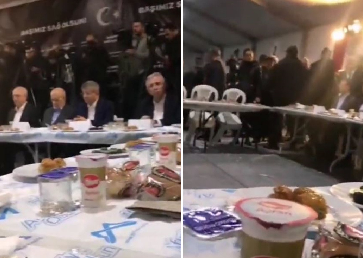 7'li Masa'dan akılalmaz 'depremzede' iftarı! Masada hiçbir depremzede yer almadı...