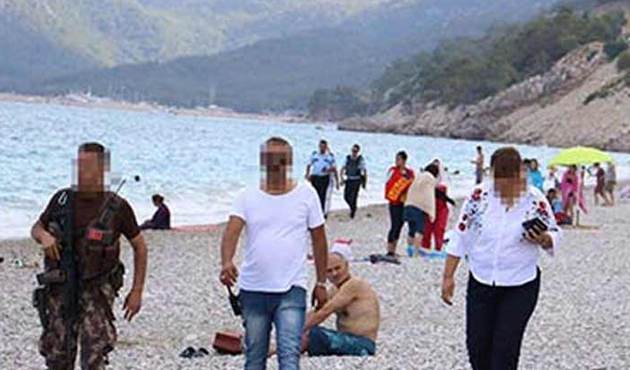 Ünlü plaja özel harekatçı operasyonu