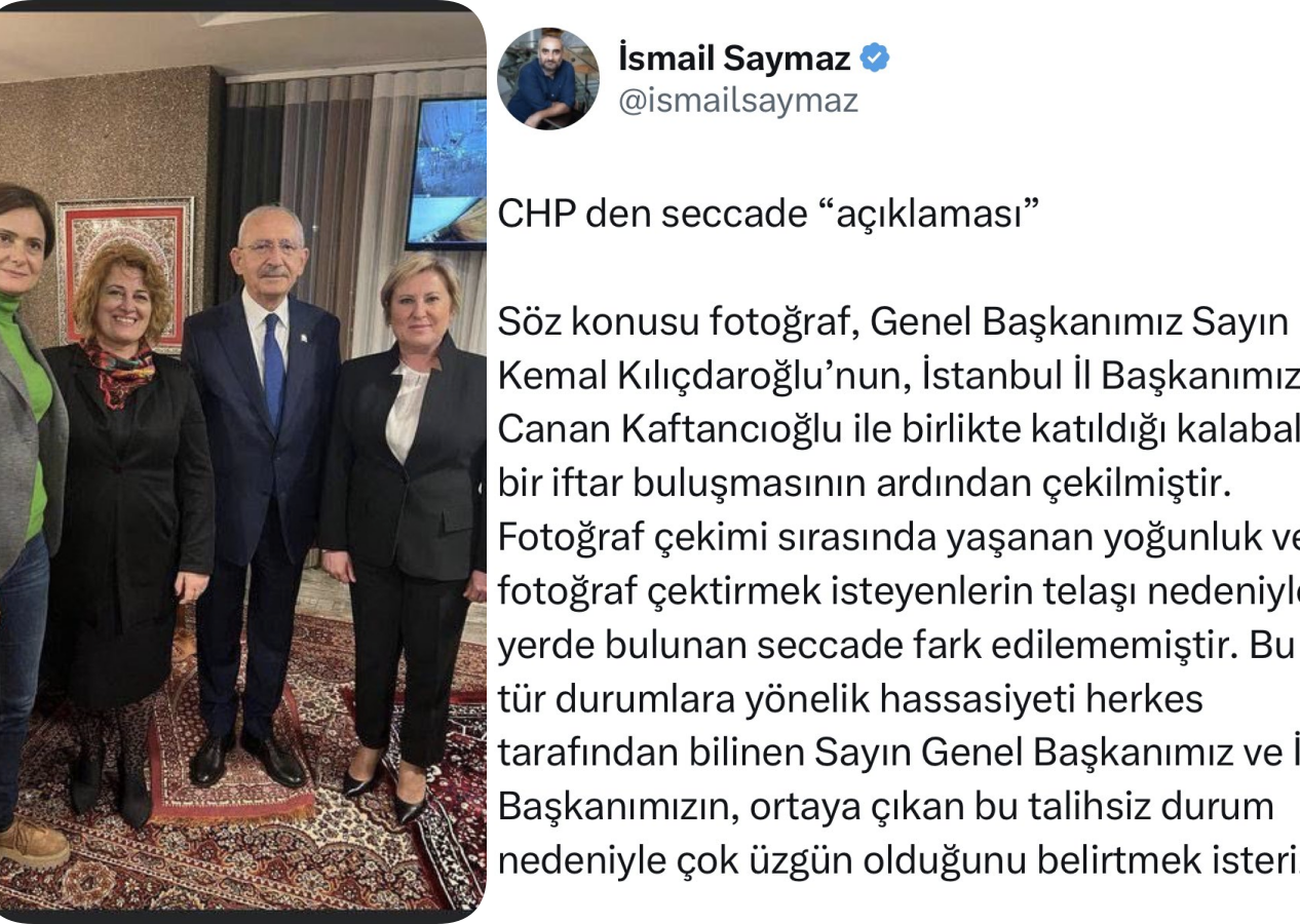 Levent Gültekin "Halı parçası" dedi, CHP özür diledi