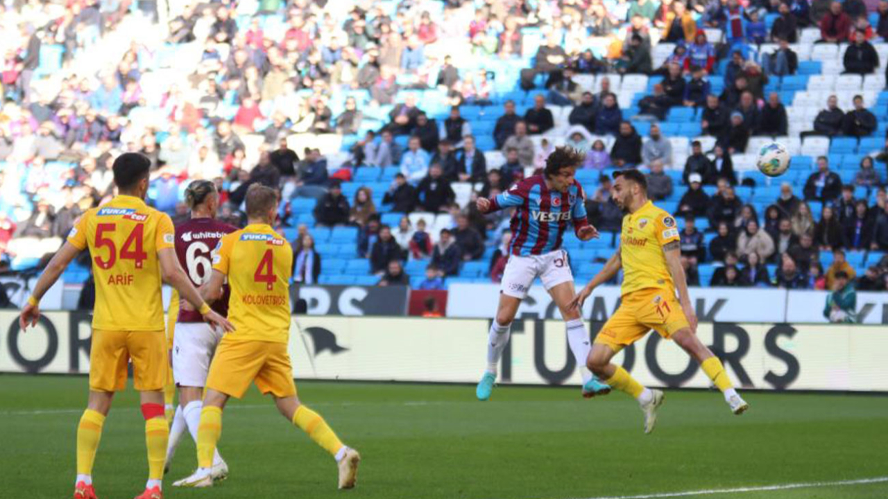 Trabzonspor evinde düelloyu kaybetti