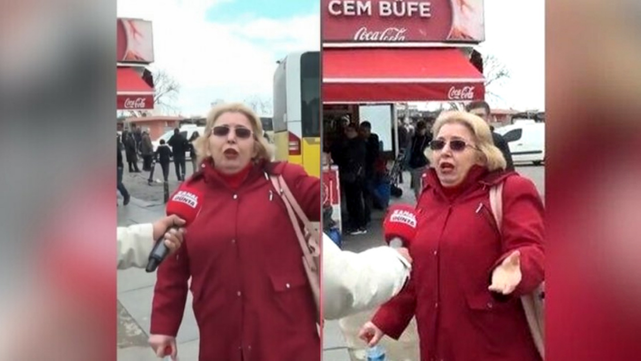 Cumhurbaşkanı Erdoğan'a ve Türk halkına çok sert sözlerle hakaret eden kadın gözaltına alındı!