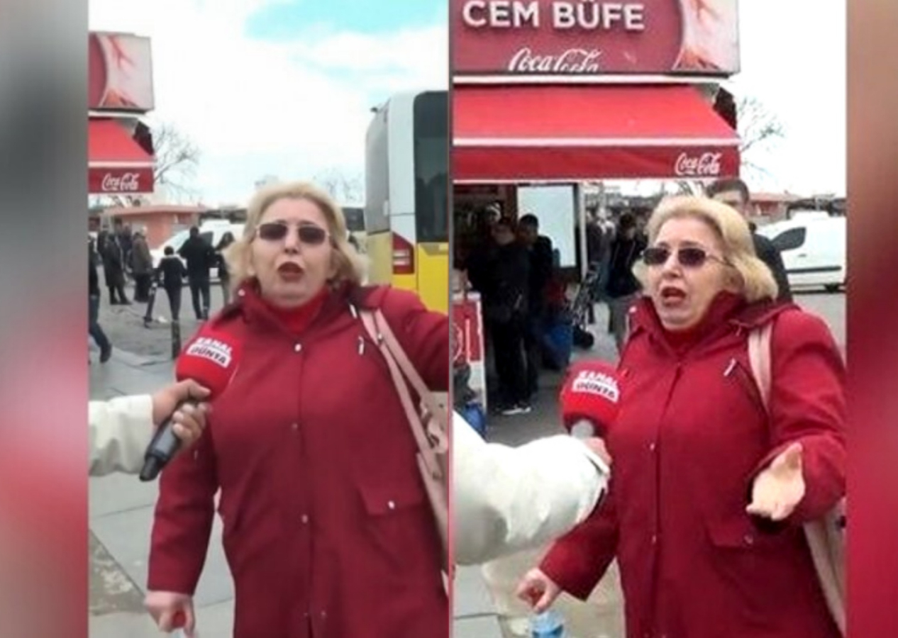 Cumhurbaşkanı Erdoğan'a ve Türk halkına çok sert sözlerle hakaret eden kadın gözaltına alındı!