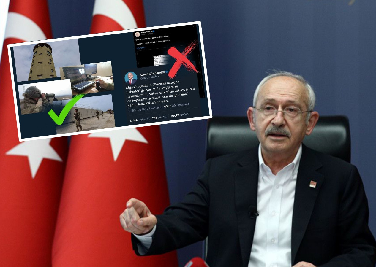 Sosyal medya yalanları ile propaganda yapan cumhurbaşkanı adayı! Kılıçdaroğlu'nun 'mülteci akını' iddiası yalanlandı...