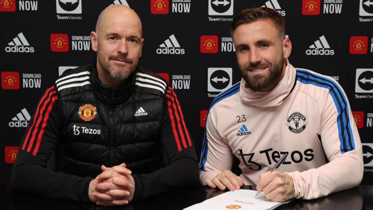 Luke Shaw, sözleşmesini 2027'ye kadar uzattı