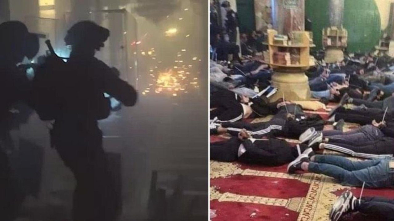 İsrail'den sahur vakti Mescid-i Aksa'ya baskın! Türkiye'den tepki geldi...