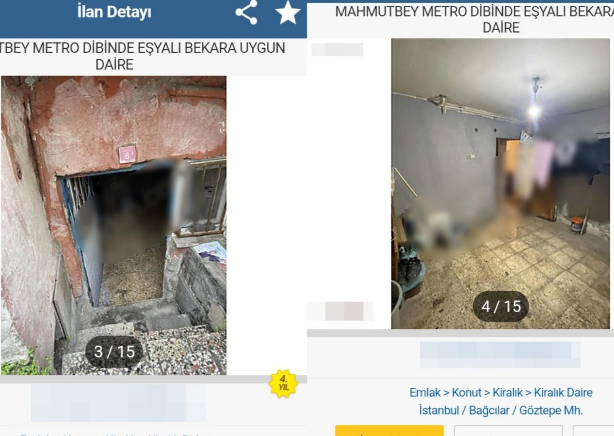 İstanbul Bağcılar'da bodrum kattaki harabe ev için istenen kira şoke etti!