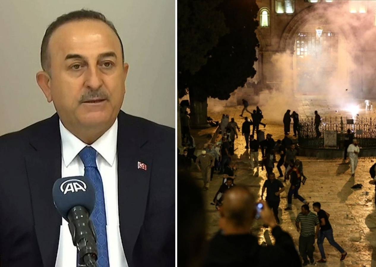 Çavuşoğlu'ndan İsrail'e Mescid-i Aksa tepkisi! "İsrail ile angajman Filistin davası pahasına olamaz"