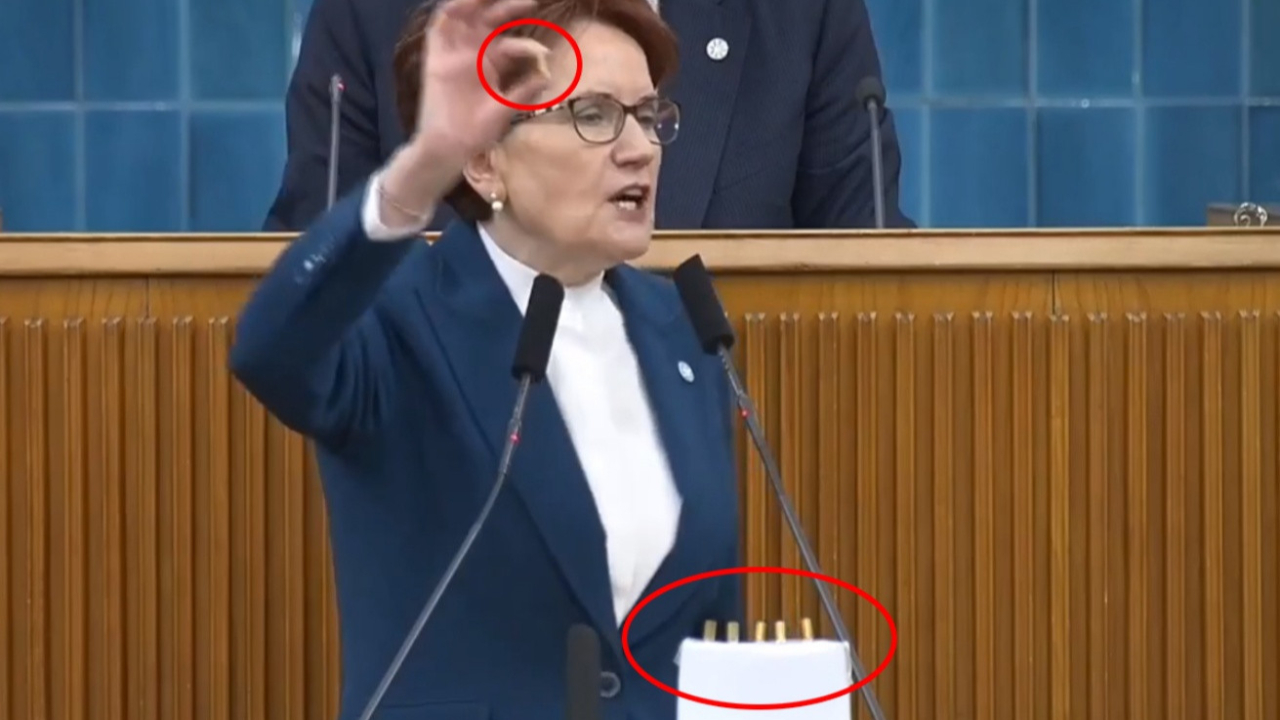 Cumhurbaşkanı Erdoğan'ı suçlayan Akşener, özür dilemek yerine üste çıkmaya çalıştı! Kürsüden kurşun fırlattı...