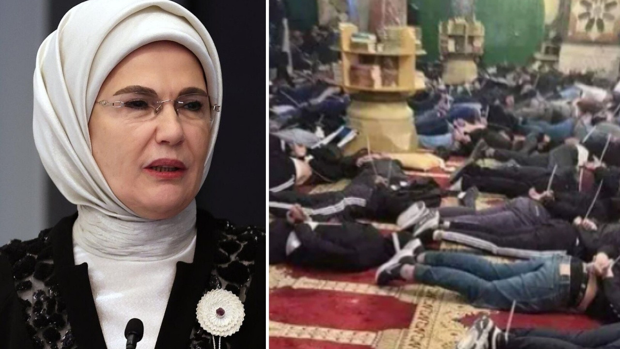 İsrail'in Mescid-i Aksa baskınına Emine Erdoğan'dan tepki!