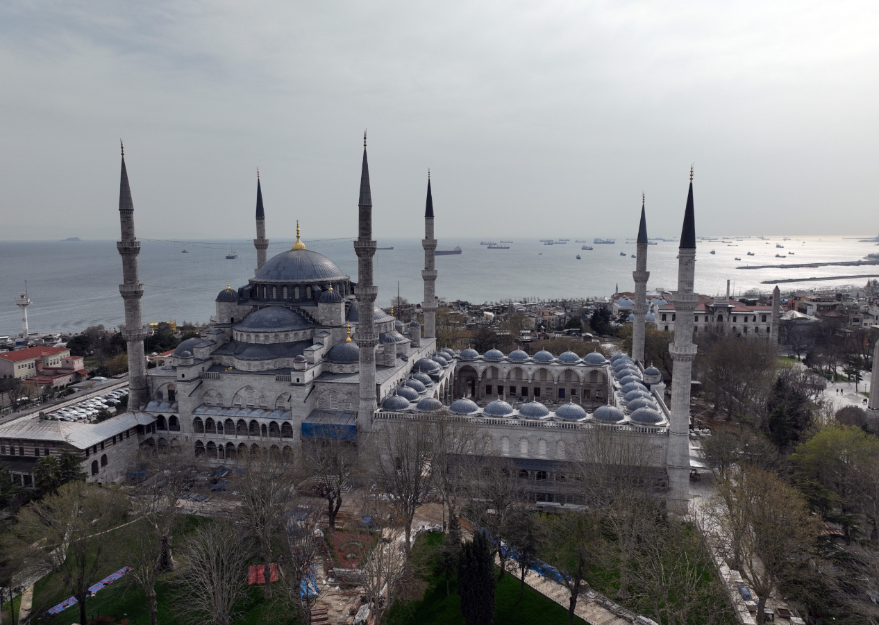 Sultanahmet Camii restorasyonunda sona yaklaşıldı: Bayramda ibadete açılıyor