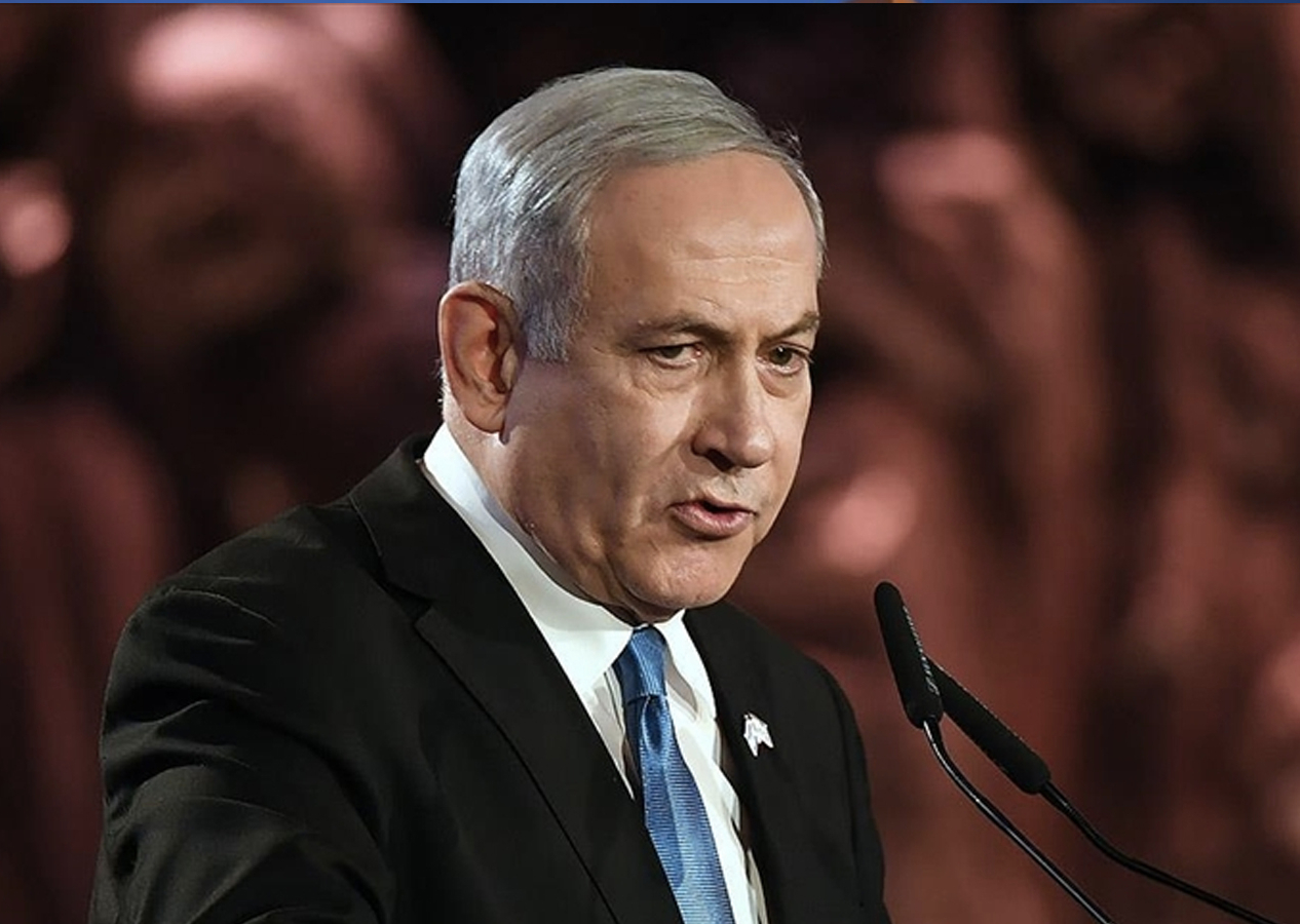 Netanyahu Gazze'ye düzenlenen saldırı sırasında açıklama yaptı