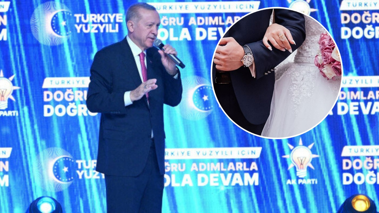 Cumhurbaşkanı Erdoğan'dan yeni evleneceklere 150 bin TL faizsiz kredi müjdesi! İşte detaylar...