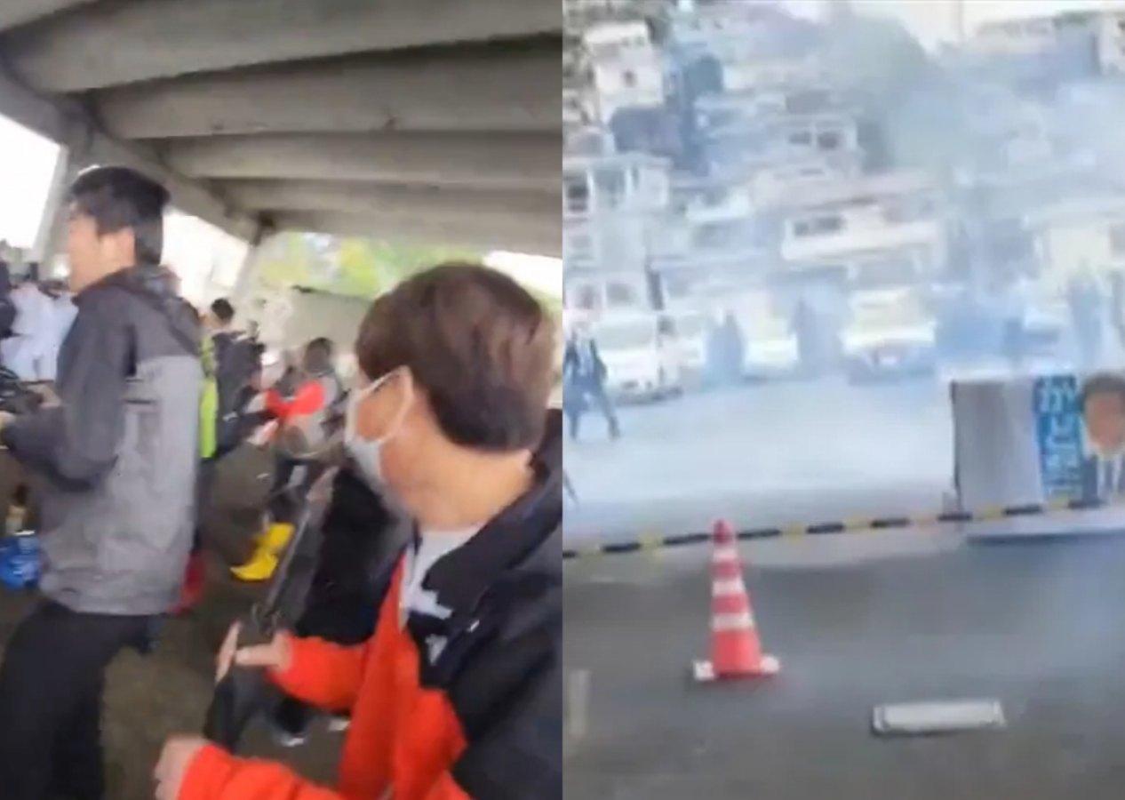 Japonya Başbakanı Kişida Fumio'nun ziyareti sırasında patlama!