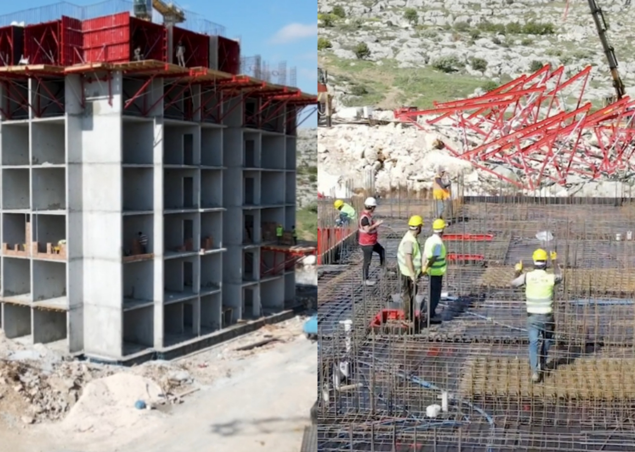 Hatay'da TOKİ deprem konutları hızla yükseliyor! İşte son durum