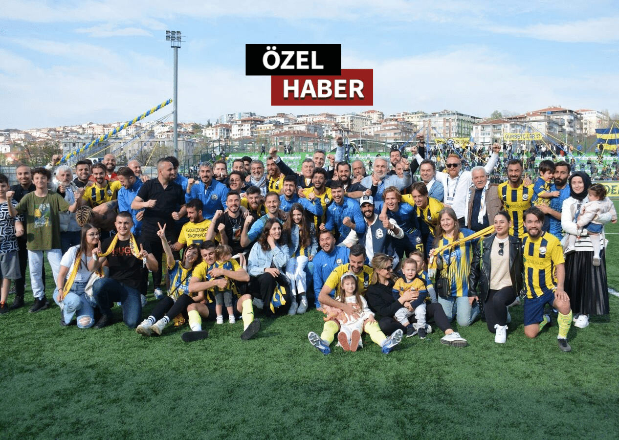 Küçükçekmece Sinop Spor şampiyon oldu!
