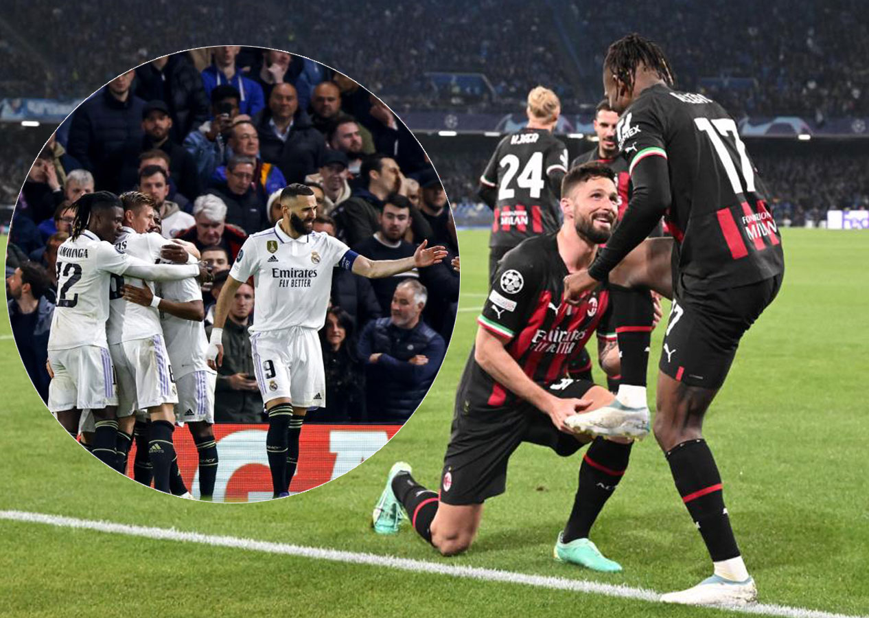 Real Madrid ve Milan, Şampiyonlar Ligi'nde yarı finale yükseldi