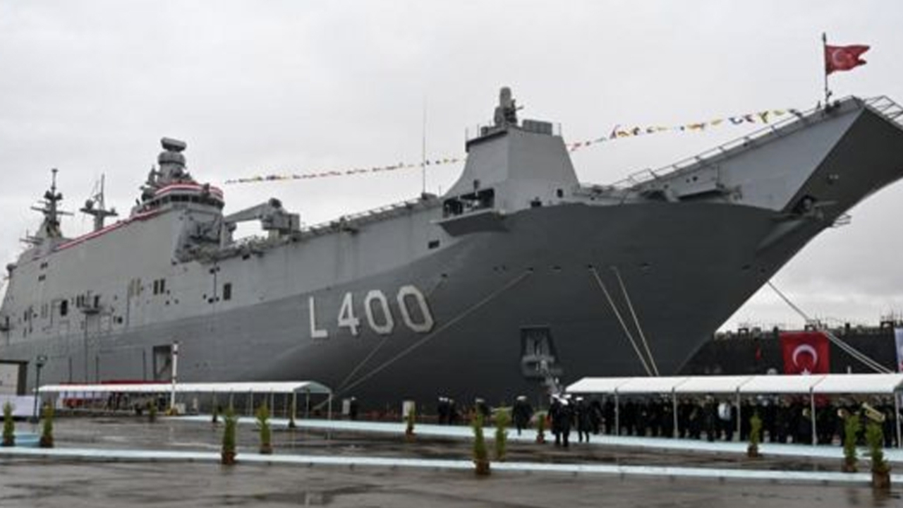 TCG Anadolu Gemisi 23 Nisan'da Boğaz geçişi yaparak Cumhurbaşkanı Erdoğan'ı selamlayacak