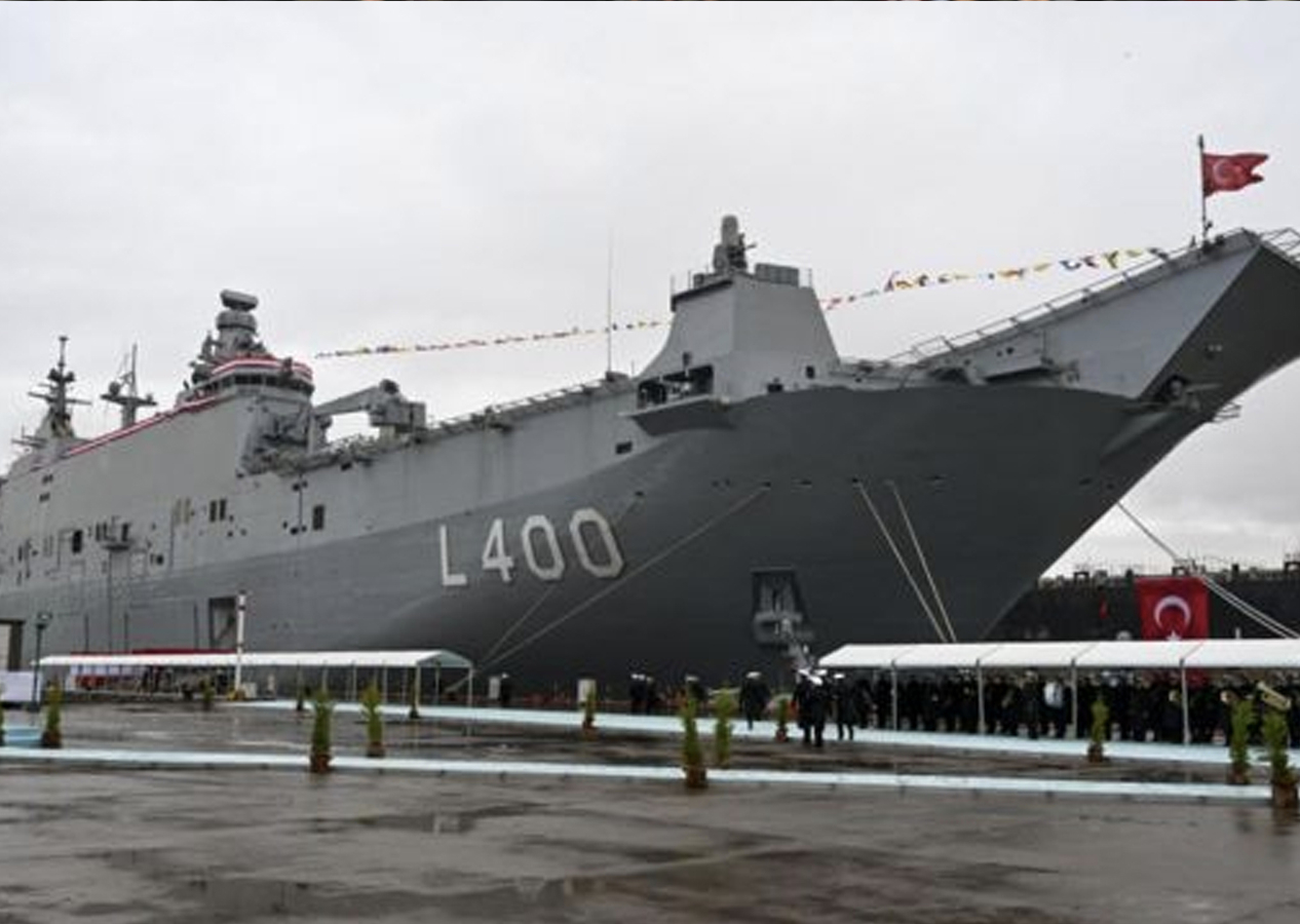 TCG Anadolu Gemisi 23 Nisan'da Boğaz geçişi yaparak Cumhurbaşkanı Erdoğan'ı selamlayacak