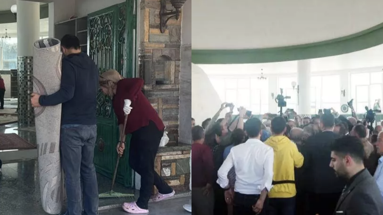 Akşener ve İmamoğlu Hz. Hızır Türbesi'ne ayakkabı ile girdi!