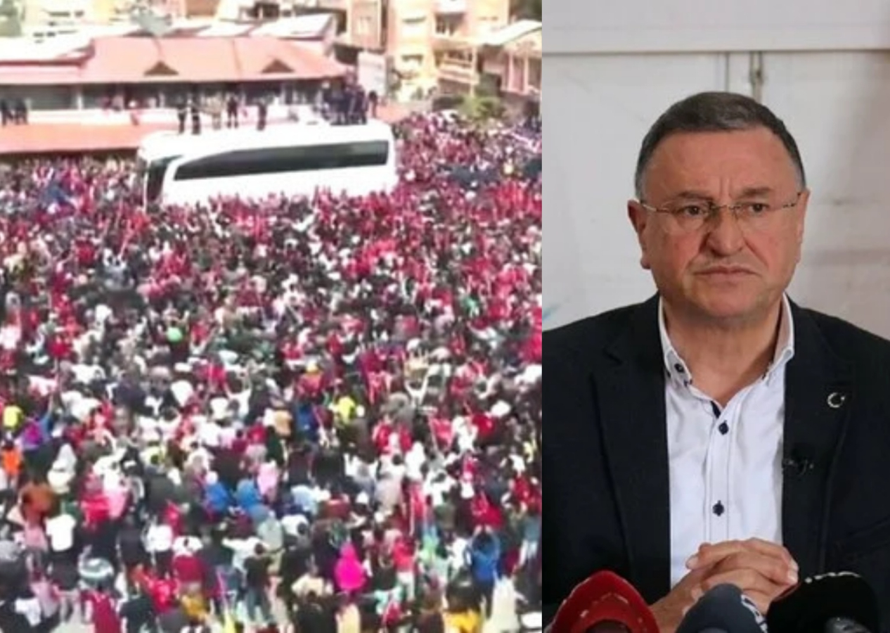 Hatay'da CHP'li Lütfü Savaş'a protesto! İsmi anons edilince vatandaşlar tarafından yuhalandı...