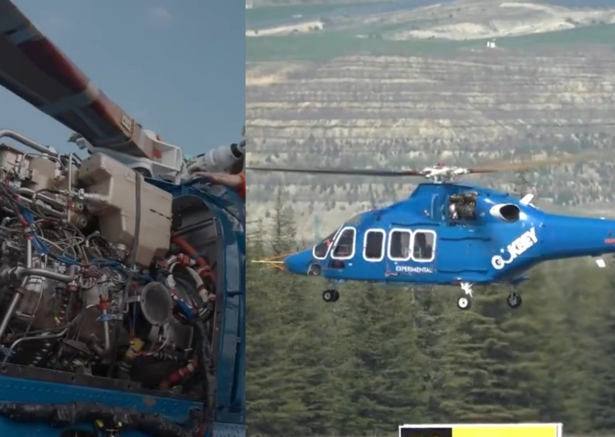 Yerli ve milli helikopter motoru TS1400, GÖKBEY'i böyle uçurdu!