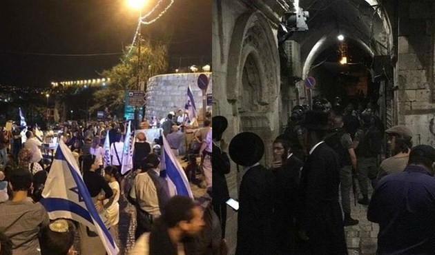 Radikal Yahudiler Mescid-i Aksa'yı bastı...