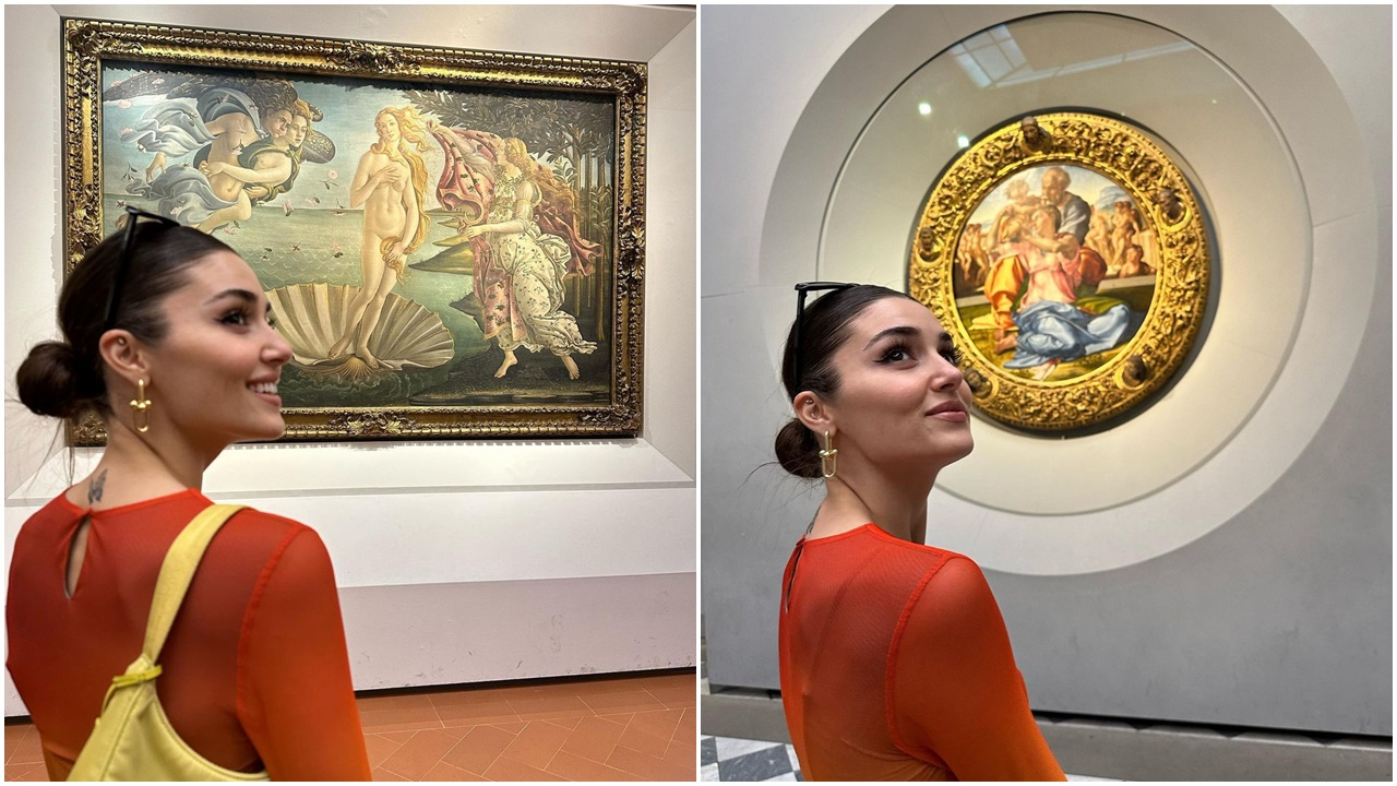 Hande Erçel bu kez de ayaklarıyla gündem oldu!