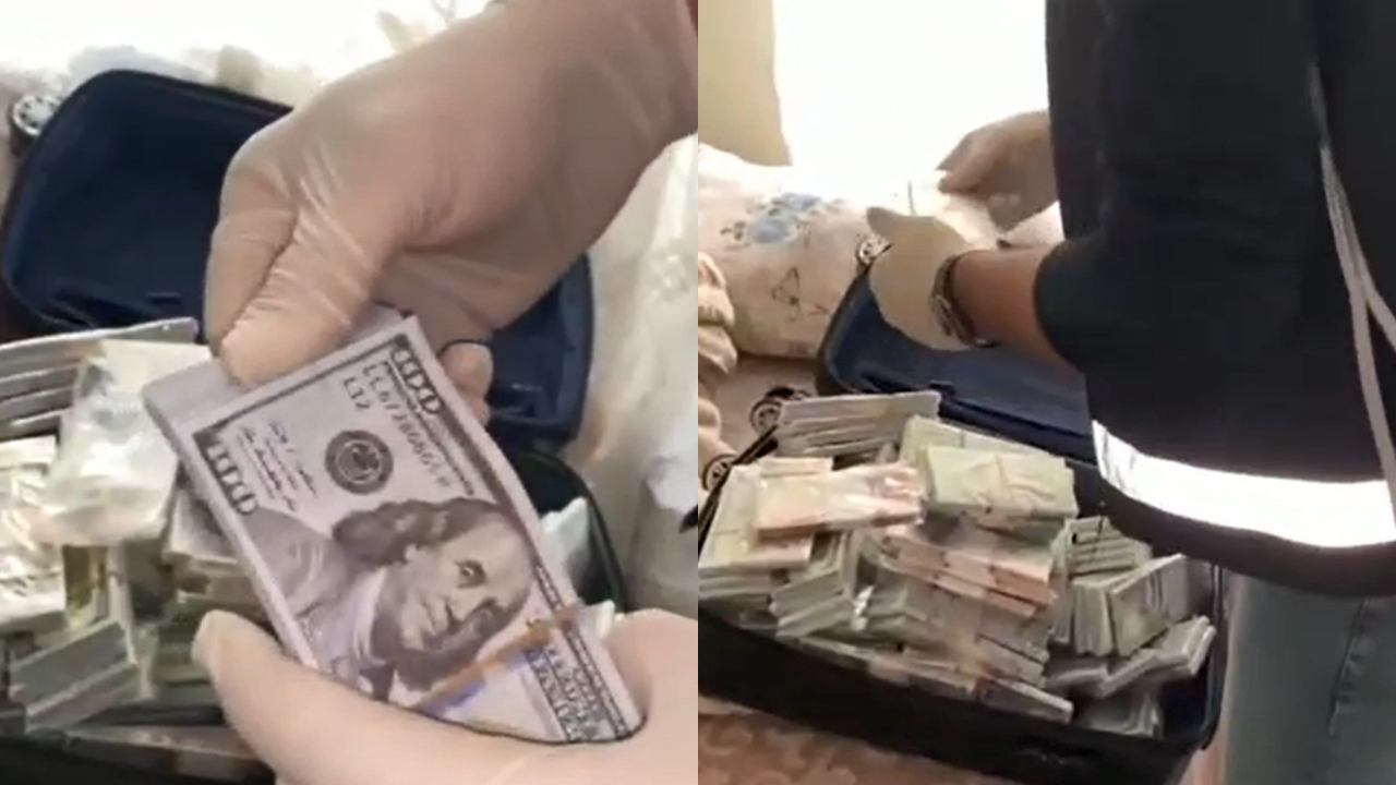 Tomar tomar para bastı! Sahte dolar ve eurolar havada uçuştu