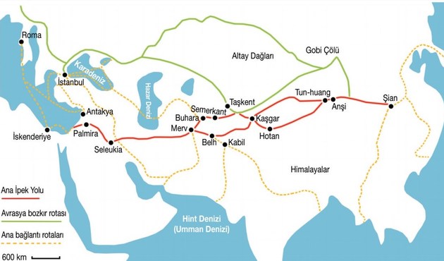 İpek Yolu'nun kalbi Türkiye...