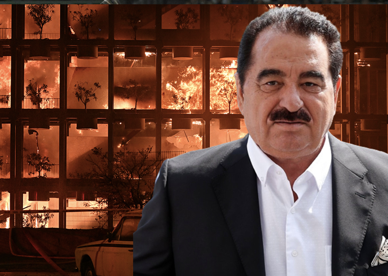 İzmir'de lüks bina alev topuna döndü! Yangın 'İbrahim Tatlıses'in evinden çıktı' iddiası