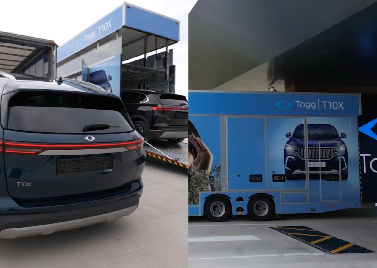 Togg T10X yüklü tırlar yola çıktı! Sevkiyattan yeni görüntüler