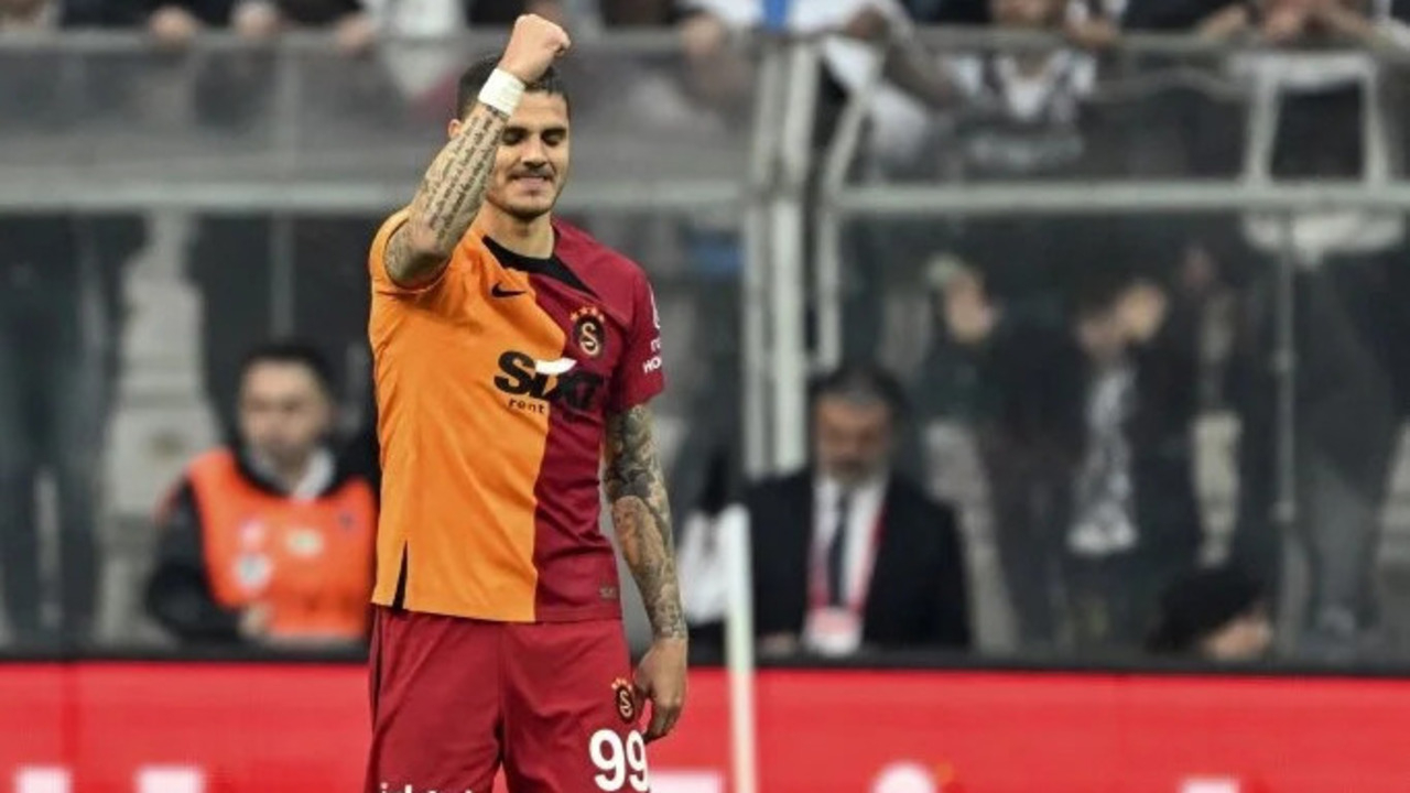 Galatasaray'ın yıldız golcüsü Mauro Icardi derbi maçlarda bir başka!