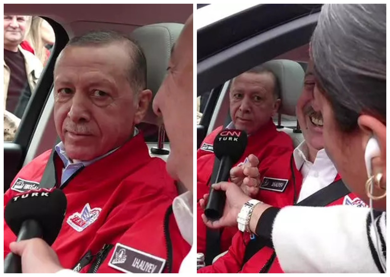Cumhurbaşkanı Recep Tayyip Erdoğan ile Fulya Öztürk arasında gülümseten diyalog!