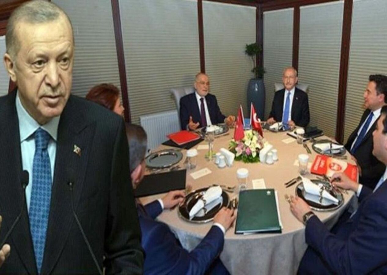 Cumhurbaşkanı Recep Tayyip Erdoğan'dan 6'lı masaya kalp göndermesi!