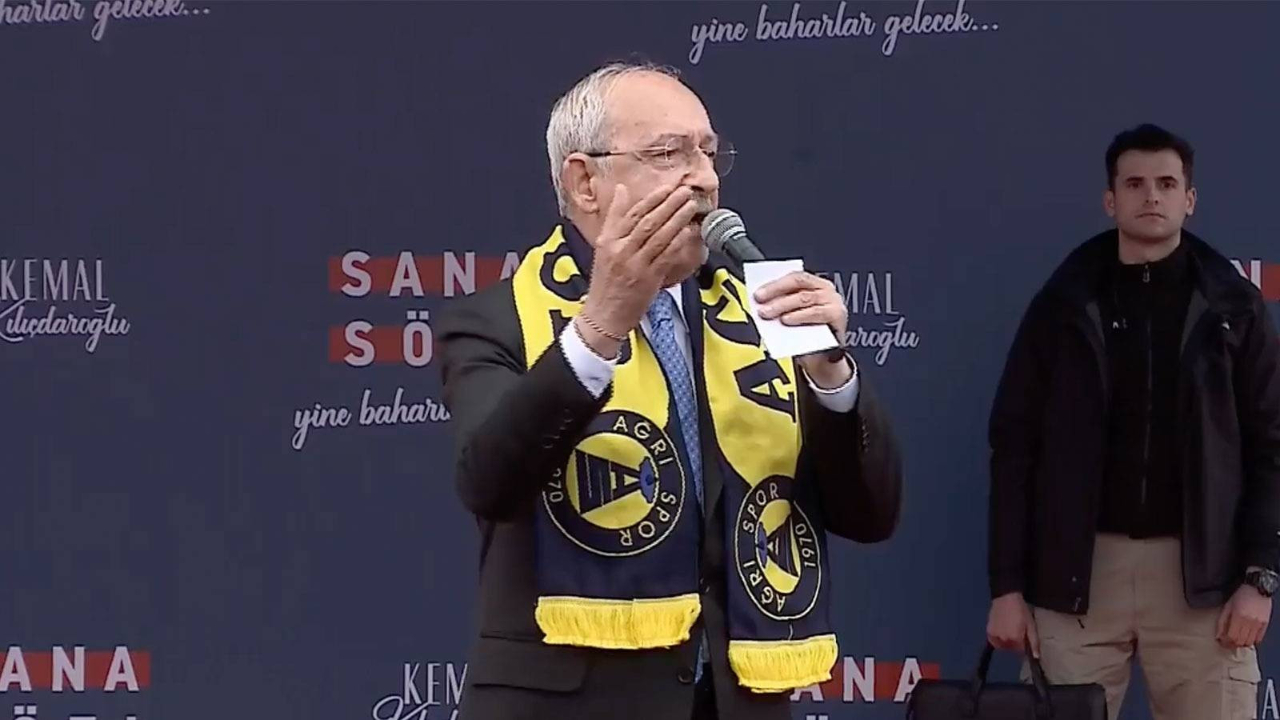 Kemal Kılıçdaroğlu, Ağrı mitinginde konuştu