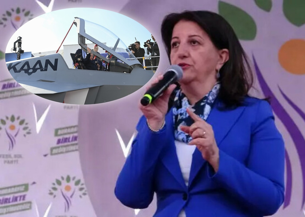 Milli Muharip Uçağı KAAN, Pervin Buldan'ı rahatsız etti! "Bombalar yağacak diyor"